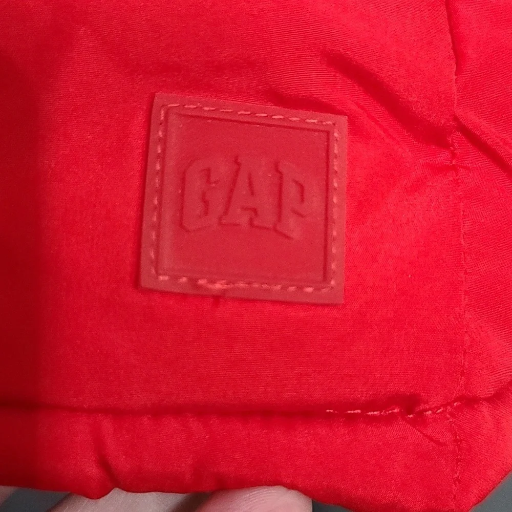 Gap Kids Boys/Girls(Unisex?) Quilted Vest Red/Black? Zips Pockets Sz‎ XL EUC